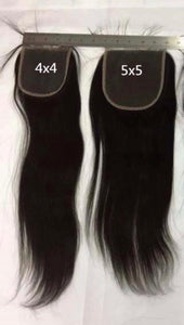 Diamond hair closure & frontal virgin
